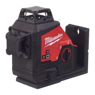 3-jų plokštumų lazerinis nivelyras Milwaukee M12 3PL-0C 1