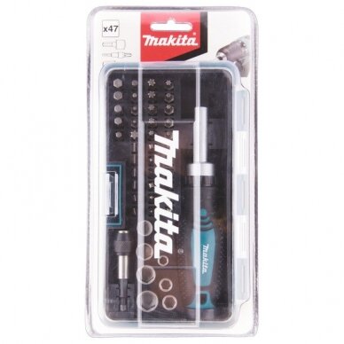 47 dalių sukimo antgalių rinkinys MAKITA B-36170 2