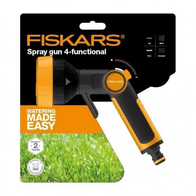 Fiskars 4 funkcijų purškimo pistoletas 2