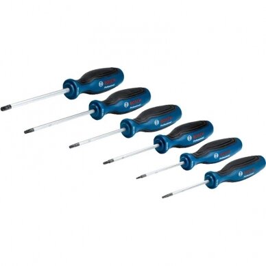 6 dalių atsuktuvų rinkinys BOSCH Torx