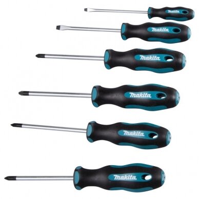 6 dalių atsuktuvų rinkinys MAKITA E-10528 1