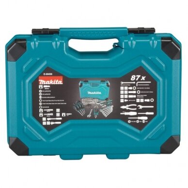 87 dalių rankinių įrankių rinkinys MAKITA E-08458 1