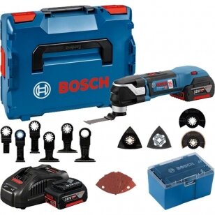 Akumuliatorinis daugiafunkcinis įrankis Bosch GOP 18V-28 LB 2x5,0Ah