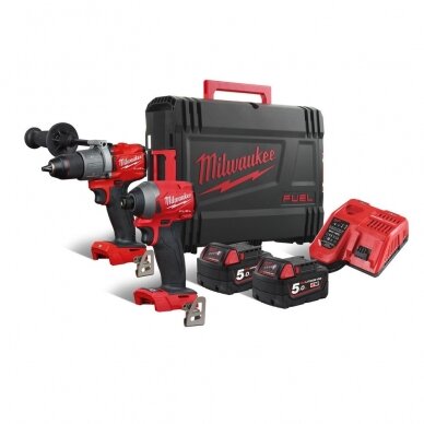 Akumuliatorinių įrankių rinkinys Milwaukee M18 FPP2A2-502X