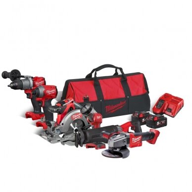 Akumuliatorinių įrankių rinkinys Milwaukee M18 FPP6C2