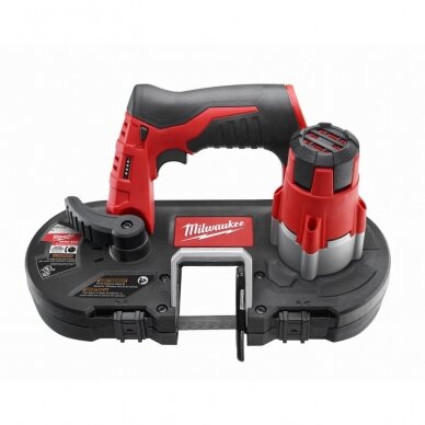 Akumuliatorinis juostinis pjūklas MILWAUKEE M12 BS-0 1