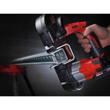 Akumuliatorinis juostinis pjūklas MILWAUKEE M12 BS-0 4