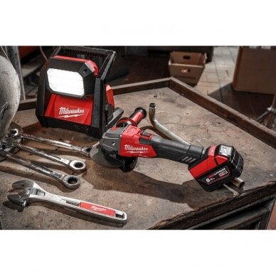 Akumuliatorinis kampinis šlifuoklis Milwaukee M18 FSAG125XB-502X 4