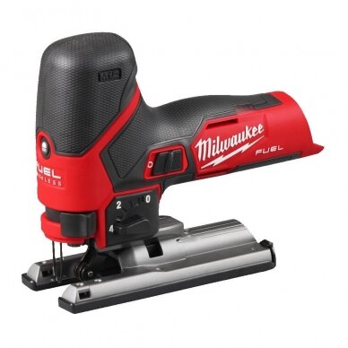 Akumuliatorinis siaurapjūklis Milwaukee M12 FJS-0 1