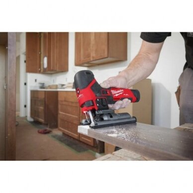 Akumuliatorinis siaurapjūklis Milwaukee M12 FJS-0 9