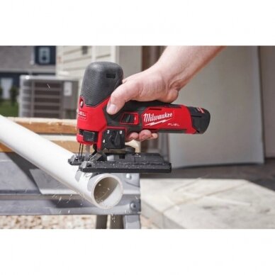 Akumuliatorinis siaurapjūklis Milwaukee M12 FJS-0 13