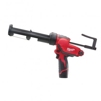 Akumuliatorinis silikono pistoletas Milwaukee M12 PCG/310C-201B, 1x1,5Ah Li-Ion