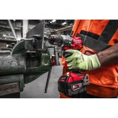 Akumuliatorinis smūginis gręžtuvas Milwaukee M18 FPD3-0X 5