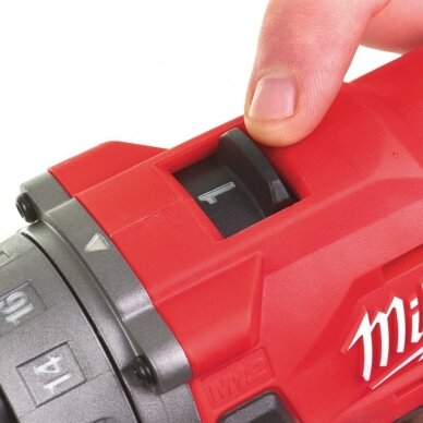 Akumuliatorinis smūginis gręžtuvas Milwaukee M12 FPD-0 1