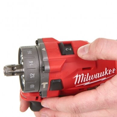 Akumuliatorinis gręžtuvas Milwaukee M12 FPDX-X 3