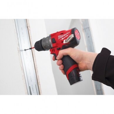 Akumuliatorinis gręžtuvas Milwaukee M12 FPDX-X 7