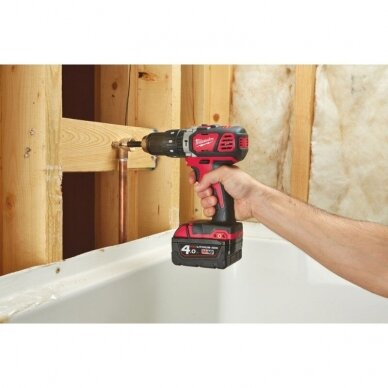 Akumuliatorinis smūginis gręžtuvas Milwaukee M18 BPD-402C 9