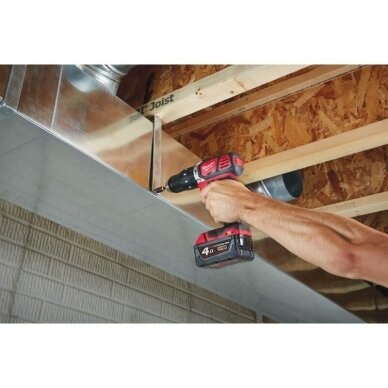 Akumuliatorinis smūginis gręžtuvas Milwaukee M18 BPD-402C 10