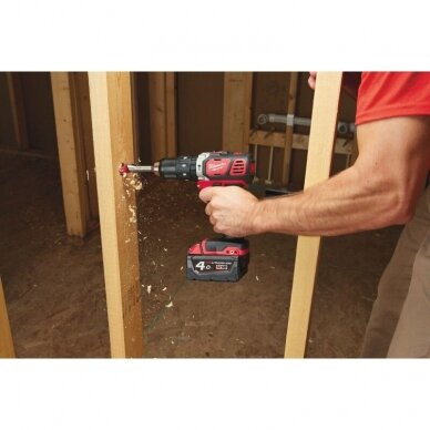 Akumuliatorinis smūginis gręžtuvas Milwaukee M18 BPD-402C 7