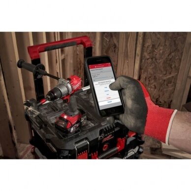 Akumuliatorinis smūginis gręžtuvas MILWAUKEE M18 ONEPD2-502X 18V 2x5,0Ah 7