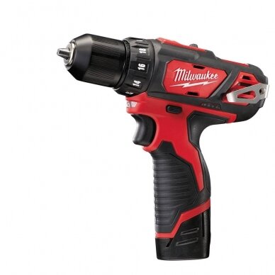 Akumuliatorinis gręžtuvas Milwaukee M12 BDD-202C 1