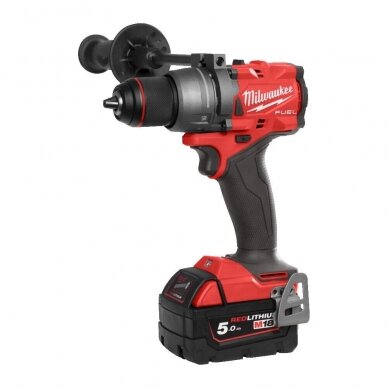 Akumuliatorinis suktuvas-gręžtuvas Milwaukee M18 FDD3-502X, 18V 2x5,0 Ah 1