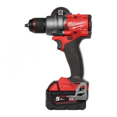 Akumuliatorinis suktuvas-gręžtuvas Milwaukee M18 FDD3-502X, 18V 2x5,0 Ah