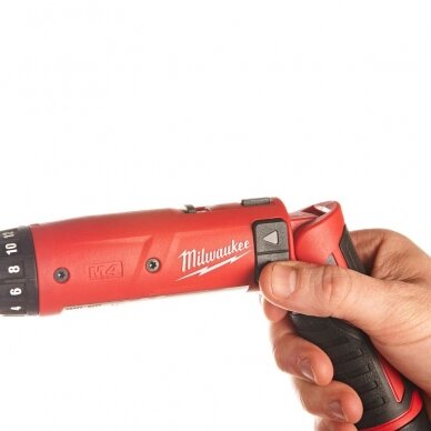 Akumuliatorinis gręžtuvas-suktuvas Milwaukee M4 D-202B 4