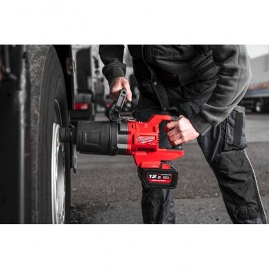 Akumuliatorinis smūginis veržliasukis Milwaukee M18 ONEFHIWF1DS-121C 4