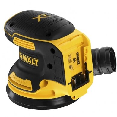 Akumuliatorinis ekscentrinis šlifuoklis DeWalt DCW210N