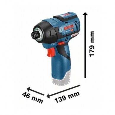 Akumuliatorinis smūginis suktuvas BOSCH GDR 12V-110 Solo 1