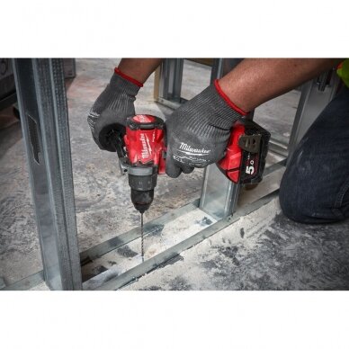 Akumuliatorinis smūginis gręžtuvas Milwaukee M18 FPD2-402C 5