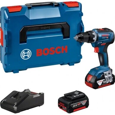 Akumuliatorinis suktuvas-gręžtuvas BOSCH GSR 18V-55