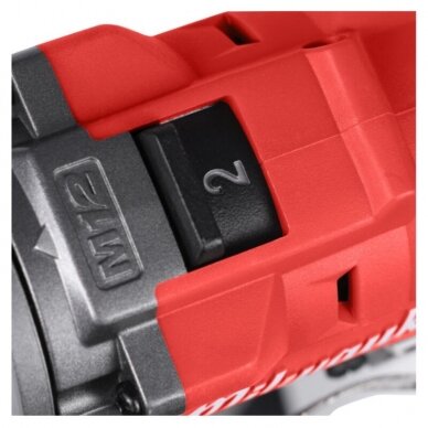 Akumuliatorinis suktuvas-gręžtuvas Milwaukee M12 FDD2-202X 6