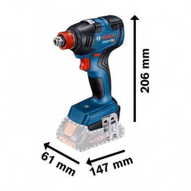 Akumuliatorinių įrankių rinkinys BOSCH GDX+GSR 2