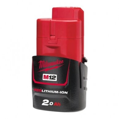 Akumuliatorius Milwaukee M12 B2 2,0 Ah 1