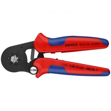 Antgalių užspaudimo replės su savaiminiu susireguliavimu KNIPEX 975314