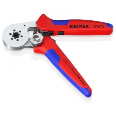 Antgalių užspaudimo replės su savaiminiu susireguliavimu KNIPEX 975514 1