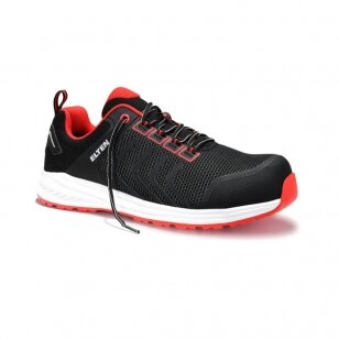 Batai ELTEN Livas black red low ESD S1P, juodi 38