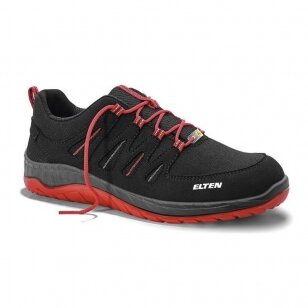 Batai ELTEN Maddox Black Red Low ESD S3 SRC, juodi/raudoni 38