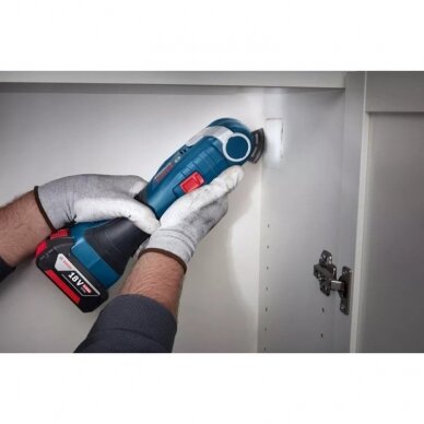 Daugiafunkcinis įrankis BOSCH Starlock GOP 18V-34 SOLO, ACC LB 10