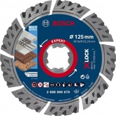 Deimantinis pjovimo diskas BOSCH Exspert X-LOC 125x22,23mm