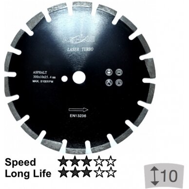Deim. diskas LASER ASFALT 230x10x22,2 mm