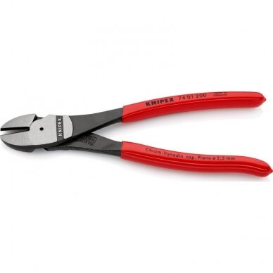 Didelės svertinės jėgos kirpimo replės KNIPEX 7401 200 mm