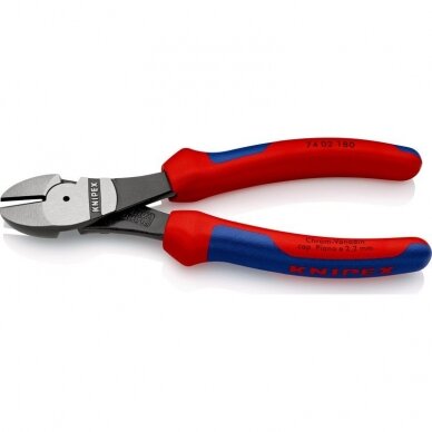 Didelės svertinės jėgos kirpimo replės KNIPEX 7402 180 mm