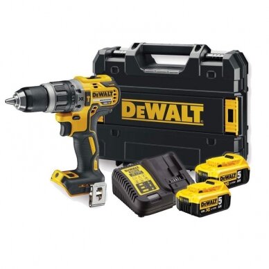 Akumuliatorinis smūginis suktuvas-gręžtuvas DeWalt DCD796P2 18 V 1