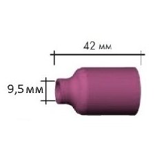 Keramikinė tūta MOST SRT-9/20/18,  9.5x42, nr. 6 turbolentui (su dujiniu lęšiu)