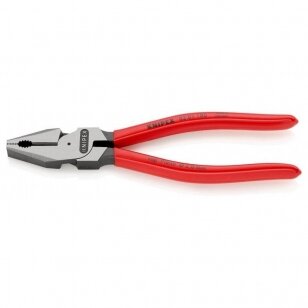 Kombinuotos didelės svertinės jėgos replės KNIPEX 0201 180 mm