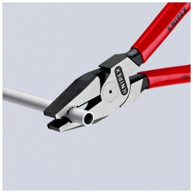 Kombinuotos didelės svertinės jėgos replės KNIPEX 0201 200 mm 3