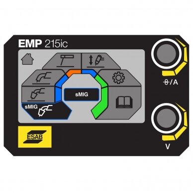 MIG/MAG suvirinimo pusautomatis ESAB Rebel EMP 215ic CE 1